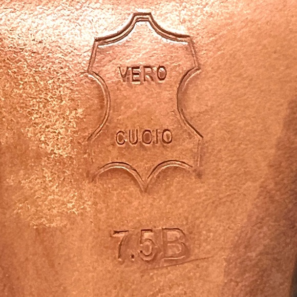 Lauren Ralph Lauren Leah Leather Snakeskin High Heel Pumps Sandals Women’s 7.5 - Picture 13 of 15